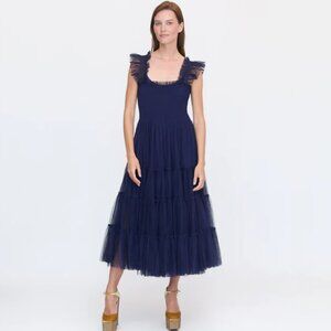 Hill House Home Tulle Ellie Nap Dress - Navy